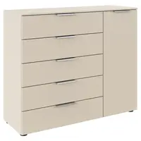 Rauch Möbel KOMODA, šampaňská, 120/100/42 cm