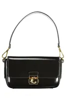 Elegantná čierna kabelka cez rameno