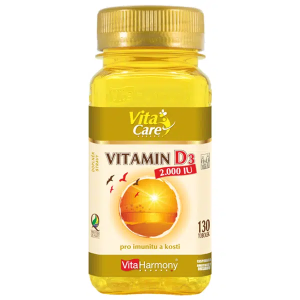 VITAHARMONY Vitamin D3 2.000 m.j. (50 µg) 130 tobolek