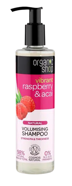 ORGANIC SHOP Šampon pro objem Malina & Acai 280 ml