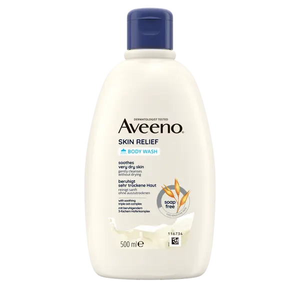 AVEENO Skin Relief Hydratační sprchový gel bez parfemace 500 ml