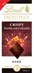 LINDT Lindt Excellence hořká čokoláda s oplatkou a karamelem 100 g