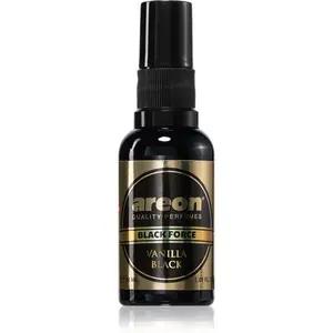 Areon Black Force Vanilla Black osvěžovač vzduchu 30 ml