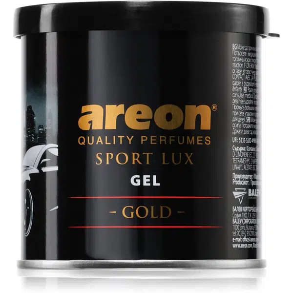 Areon Gel Sport Lux vůně do auta a domácnosti 80 g