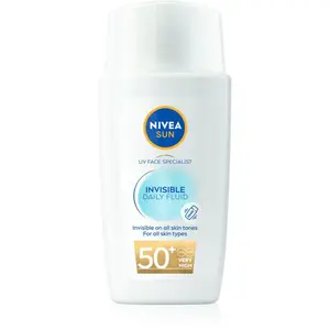 NIVEA SUN Invisible Daily Fluid lehký ochranný fluid SPF 50+ 40 ml