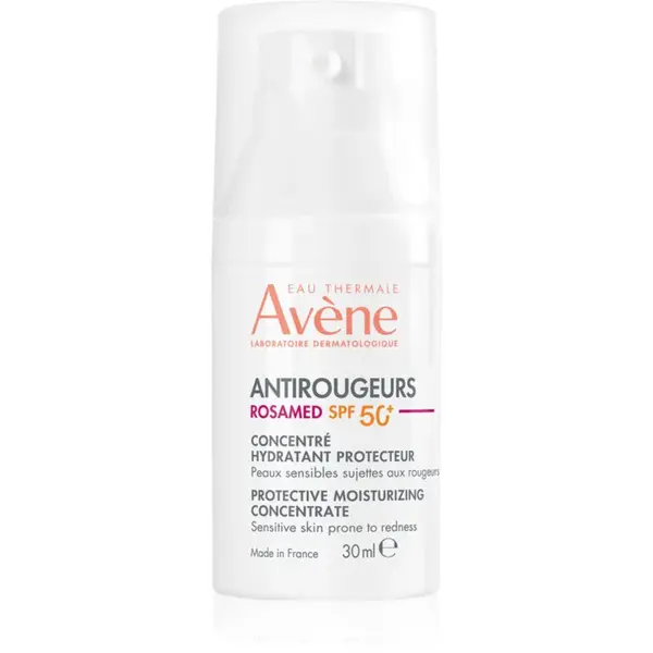 Avène Antirougeurs Rosamed Protective Moisturizing Concentrate koncentrovaná péče proti začervenání pleti SPF 50+ 30 ml