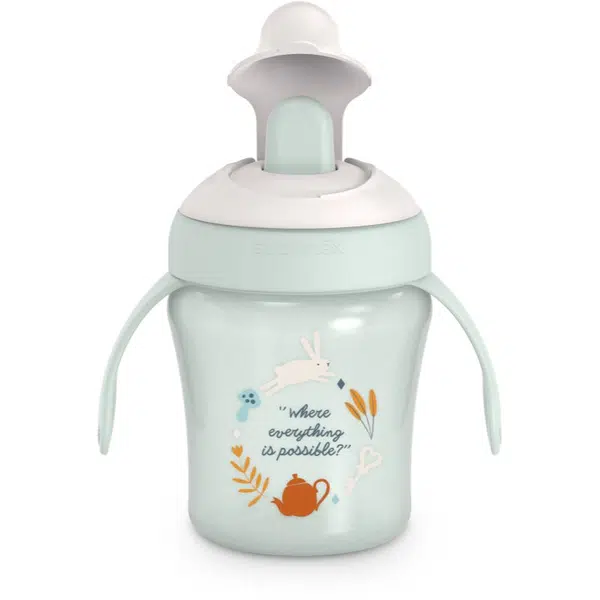 Suavinex Wonderland Learning Cup tréninkový hrnek Green 200 ml