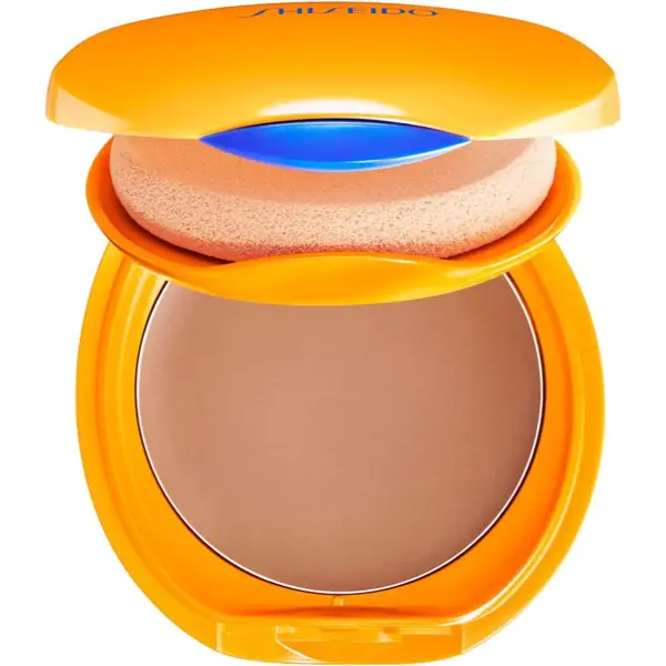 Shiseido Expert Sun Protector Tanning Compact Foundation SPF10 voděodolný kompaktní make-up plnitelný odstín Bronze 12 g