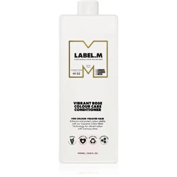 label.m Vibrant Rose Colour Care Conditioner hydratační kondicionér pro barvené vlasy 1000 ml