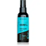 Revuele Coconut Oil Hair Elixir bezoplachový elixír pro tepelnou úpravu vlasů 120 ml