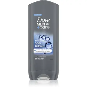 Dove Men+Care Cool Fresh sprchový gel na tělo a obličej 400 ml
