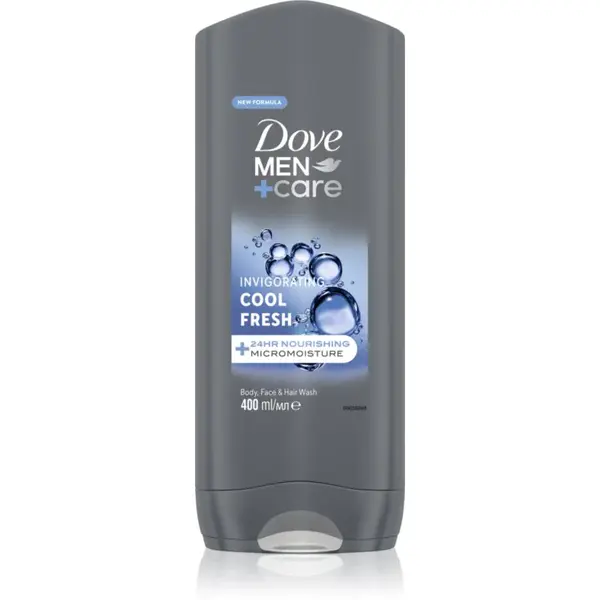 Dove Men+Care Cool Fresh sprchový gel na tělo a obličej 400 ml