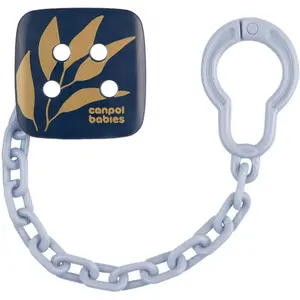 Canpol babies Gold Soothers Holder řetízek na dudlík Blue 1 ks