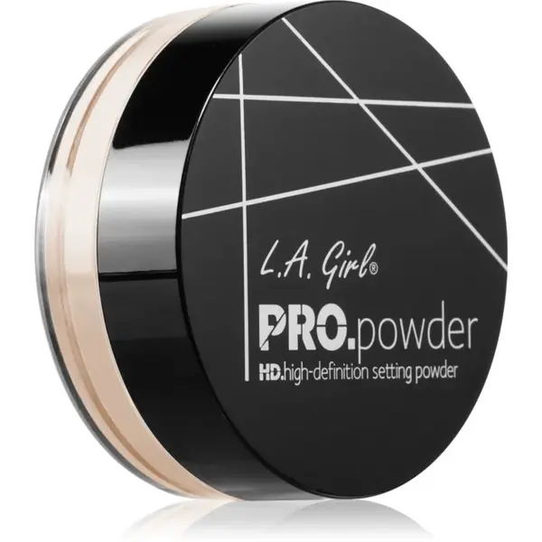 L.A. Girl Cosmetics PRO. Powder zmatňující fixační pudr odstín Banana Yellow 5 g