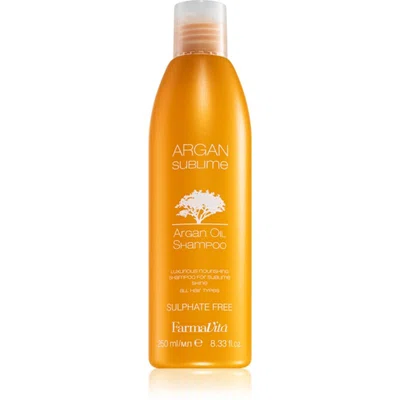 FarmaVita Argan Sublime bezsulfátový šampon s arganovým olejem 250 ml