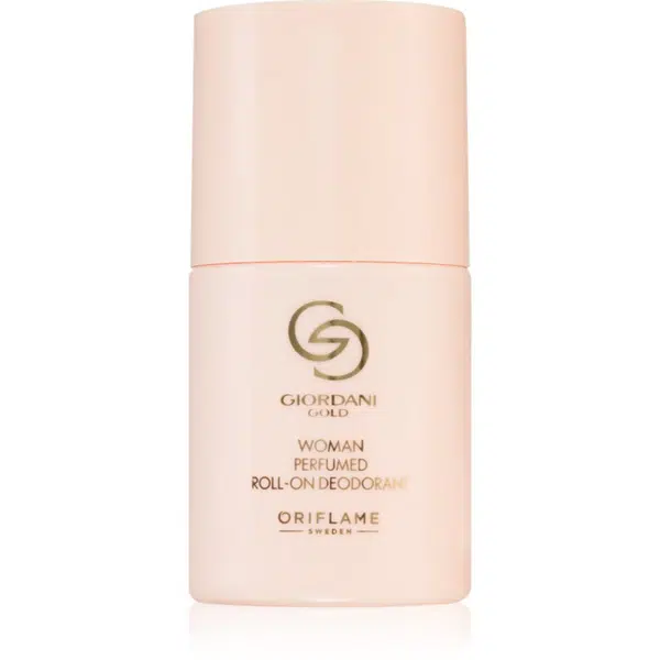 Oriflame Giordani Gold Woman kuličkový deodorant roll-on pro ženy 50 ml
