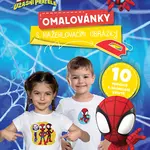 Omalovánky s nažehlovacími obrázky Spidey