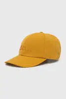 Kšiltovka Jack Wolfskin Baseball žlutá barva, s aplikací, 1900675