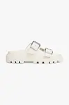 Kožené pantofle Tommy Jeans DOUBLE STRAP SANDAL