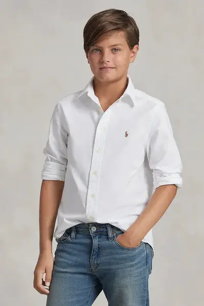 Dětská bavlněná košile Polo Ralph Lauren