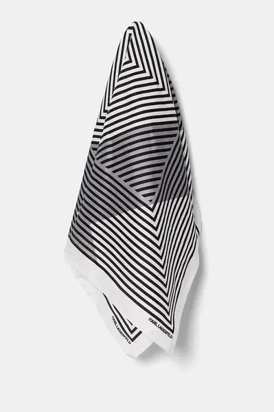 Hedvábný šátek Karl Lagerfeld