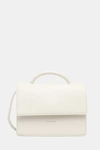 Kabelka Calvin Klein béžová barva, K60K613162