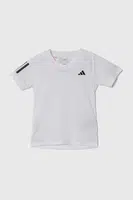 Dětské tričko adidas Performance bílá barva, s potiskem