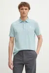 Polo tričko Karl Lagerfeld tyrkysová barva, 551221.745750