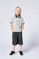 Dětské riflové kraťasy Karl Lagerfeld