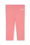 Dětské legíny Kenzo Kids růžová barva, hladké, K60474