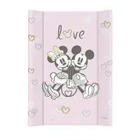 Ceba Podložka přebalovací s pevnou deskou COMFORT (50x70) Disney Minnie & Mickey Pink