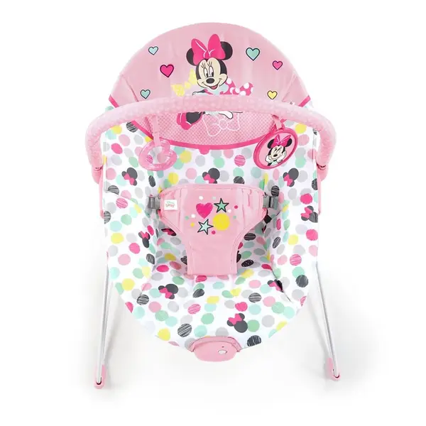 Disney baby Lehátko vibrující Minnie Mouse Spotty Dotty 0m+ do 9 kg