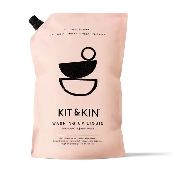 Kit & Kin Prostředek na mytí nádobí Grapefruit náplň 1 l