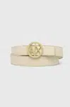 Oboustranný pásek Armani Exchange dámský, béžová barva, 941118 0A877