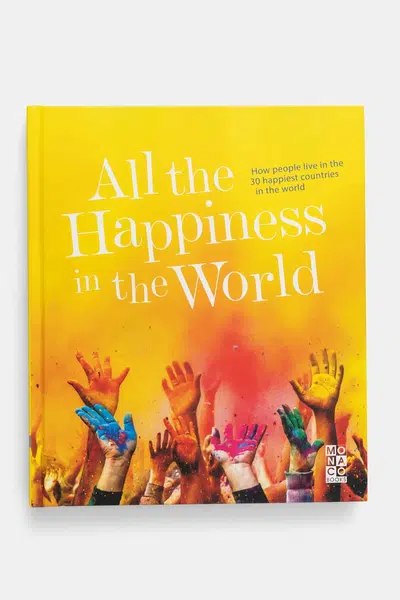 Knížka home & lifestyle All the Happiness in the World, English žlutá barva