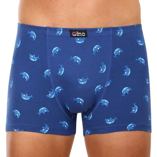 Gino Pánské boxerky modré (73121) M