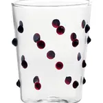 Sklenka Zafferano Party Junior 95 ml červená barva