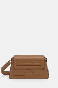 Kožená kabelka Karl Lagerfeld IKON/K