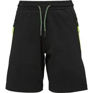 Lotto VENOT Chlapčenské úpletové šortky, čierna, veľkosť 140-146