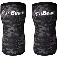 GymBeam CONQUER CAMO Neoprénová bandáž na koleno, čierna, veľkosť