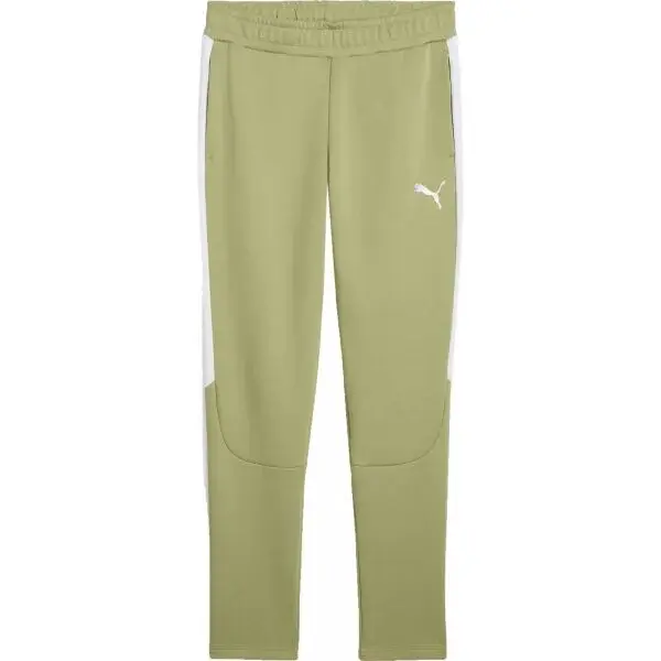 Puma TEAMEVOSTRIPE PANTS Pánske tepláky, khaki, veľkosť
