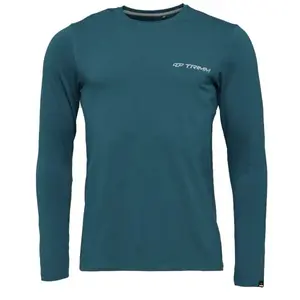 TRIMM BRAVE Pánske tričko s dlhým rukávom, tyrkysová, veľkosť