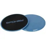 Spokey SLIDI Tréningové kĺzavé disky, modrá, veľkosť