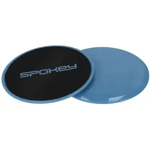 Spokey SLIDI Tréningové kĺzavé disky, modrá, veľkosť
