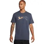 Nike DRI-FIT Pánske bežecké tričko, tmavo modrá, veľkosť