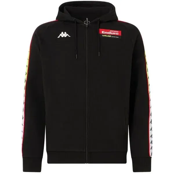 Kappa 222 BANDA TAJA VR46 TRAVEL Pánska mikina, čierna, veľkosť