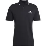 adidas ESSENTIALS 3-STRIPES PIQUÉ POLO Pánske polo tričko, čierna, veľkosť