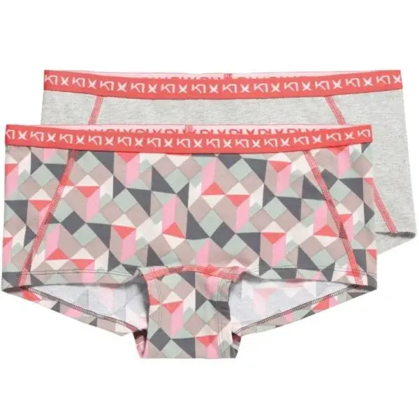 KARI TRAA TINA HIPSTER 2PK Dámske športové nohavičky, mix, veľkosť