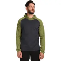 KILPI MOSEO Pánsky vlnený sveter s kapucňou, svetlo zelená, veľkosť XXXL