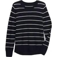 GAP V-BELLA CREW Dámsky sveter, tmavo modrá, veľkosť